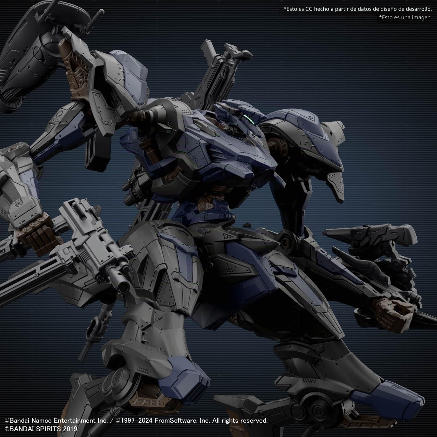 BANDAI Spirits 30 mm blindado Core Vi Fires of Rubicon Schneider NACHTREIHER/40E Steel Haze