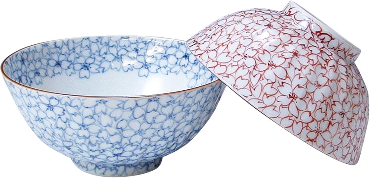 買取り実績 京焼 ギフト 盛皿 鉢 ｌｃｓ303 新品 染赤桜詰 組ご飯茶碗 作 紫峰 皿 Labelians Fr