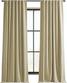 HPD Half Price Drapes Bellino Room Darkening Curtains 84 Inches Long Curtains for Bedroom & Living Room (1 Panel)