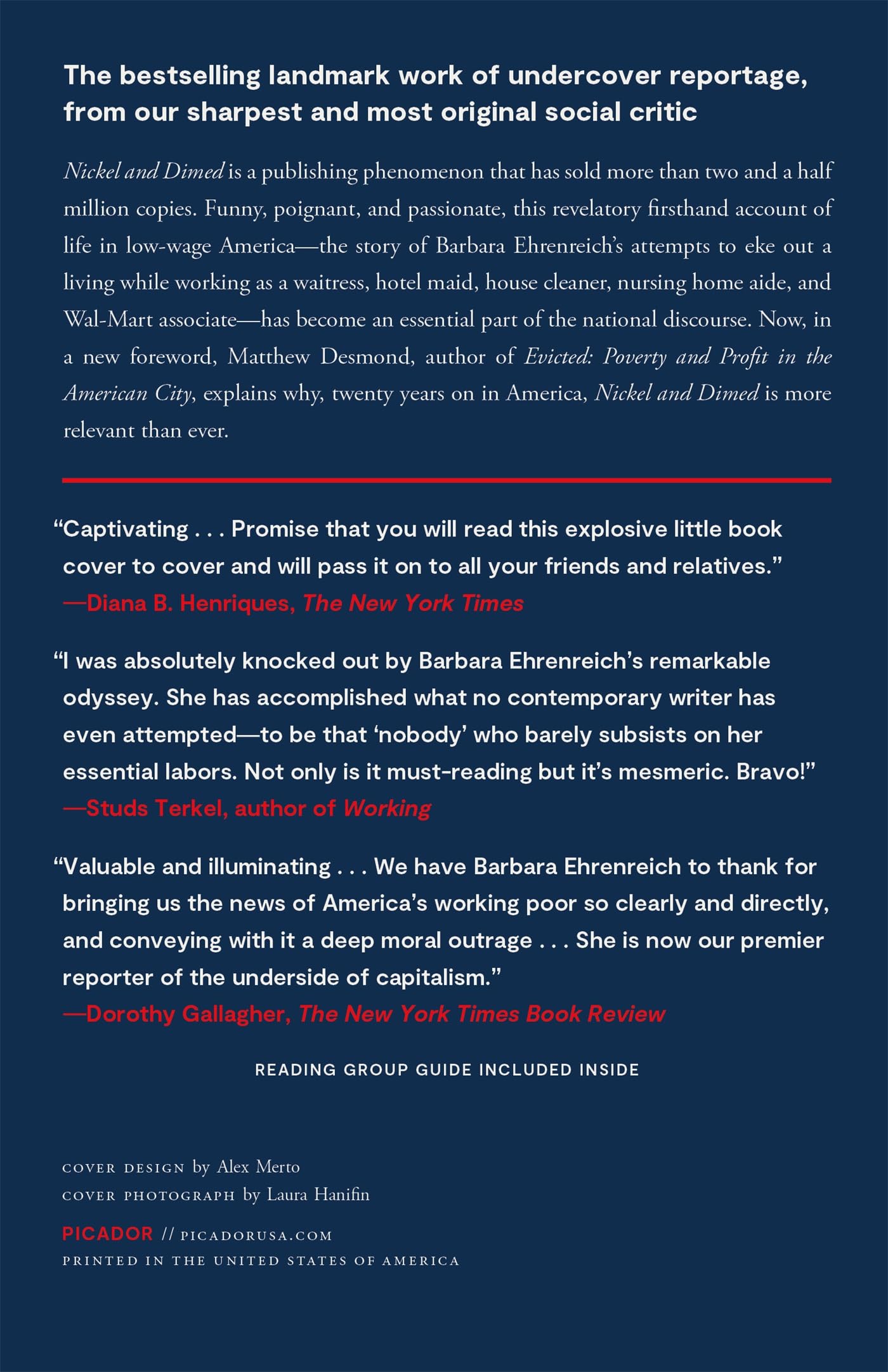 Nickel and Dimed (20th Anniversary Edition): On (Not) Getting by in America