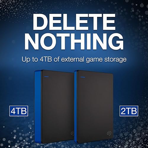 Miniatura 3 de Seagate Disco de juegos de 2TB para PlayStation 4, disco externo portátil con USB (STGD2000400)