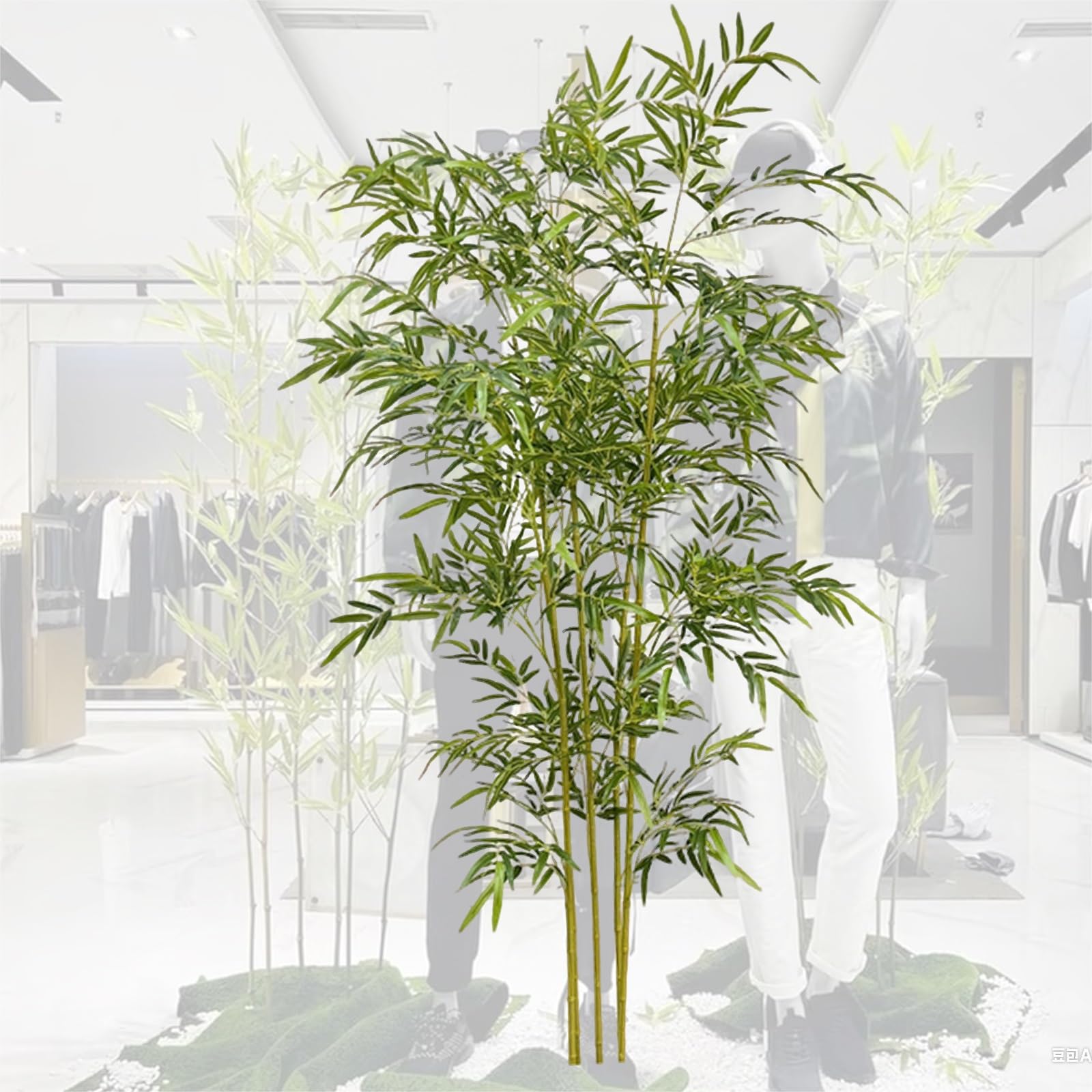 Bambus Kunstpflanze Kunstbaum Draussen Knstliche Bambuspflanzen,  Knstlicher Bambusbaum mit Blttern fr Gartenzaun / Sichtschutz /  Hofeingangsbarriere, DIY-Dekor ( Color : 50 bamboo , Size : 2m/6.59 :  Amazon.de: Home & Kitchen
