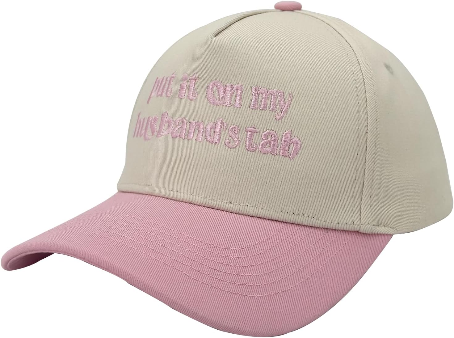 Put It On My Husband’s Tab Adjustable Hat red Trucker Hats Embroidery Hat Unisex Outdoor Vintage Funny caps - Image 2