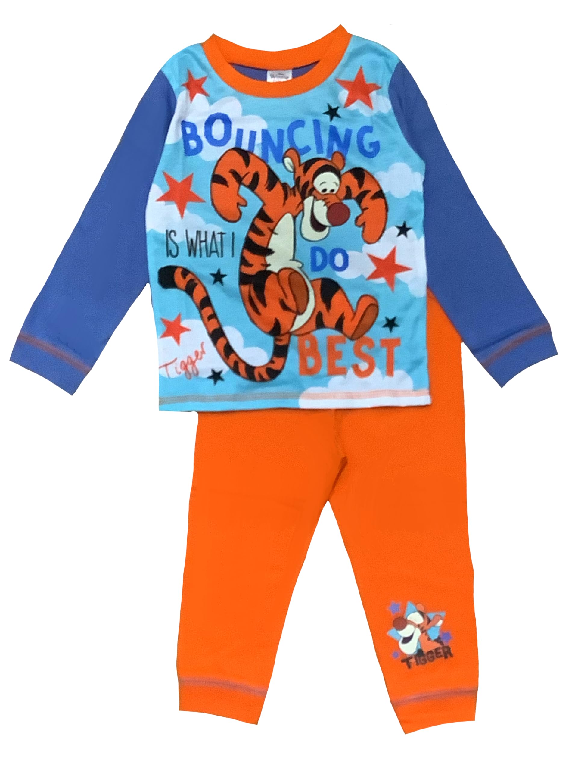 Disney Winnie The Pooh, Boys Pyjamas featuring Tigger, Multicoloured, Age 3-4 Years