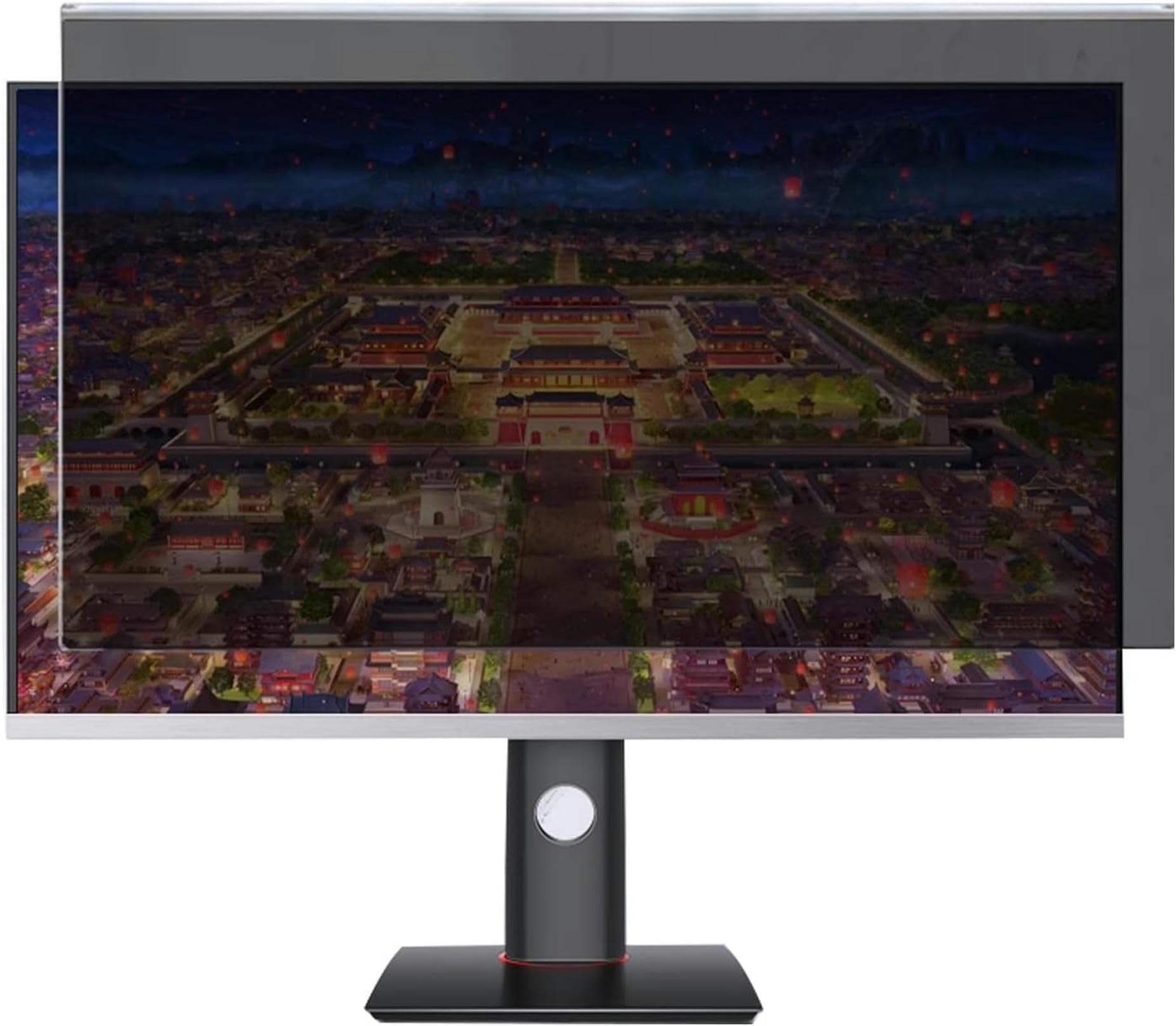 Evite fatiga y miradas con el filtro de luz extraíble monitor escritorio 20-32