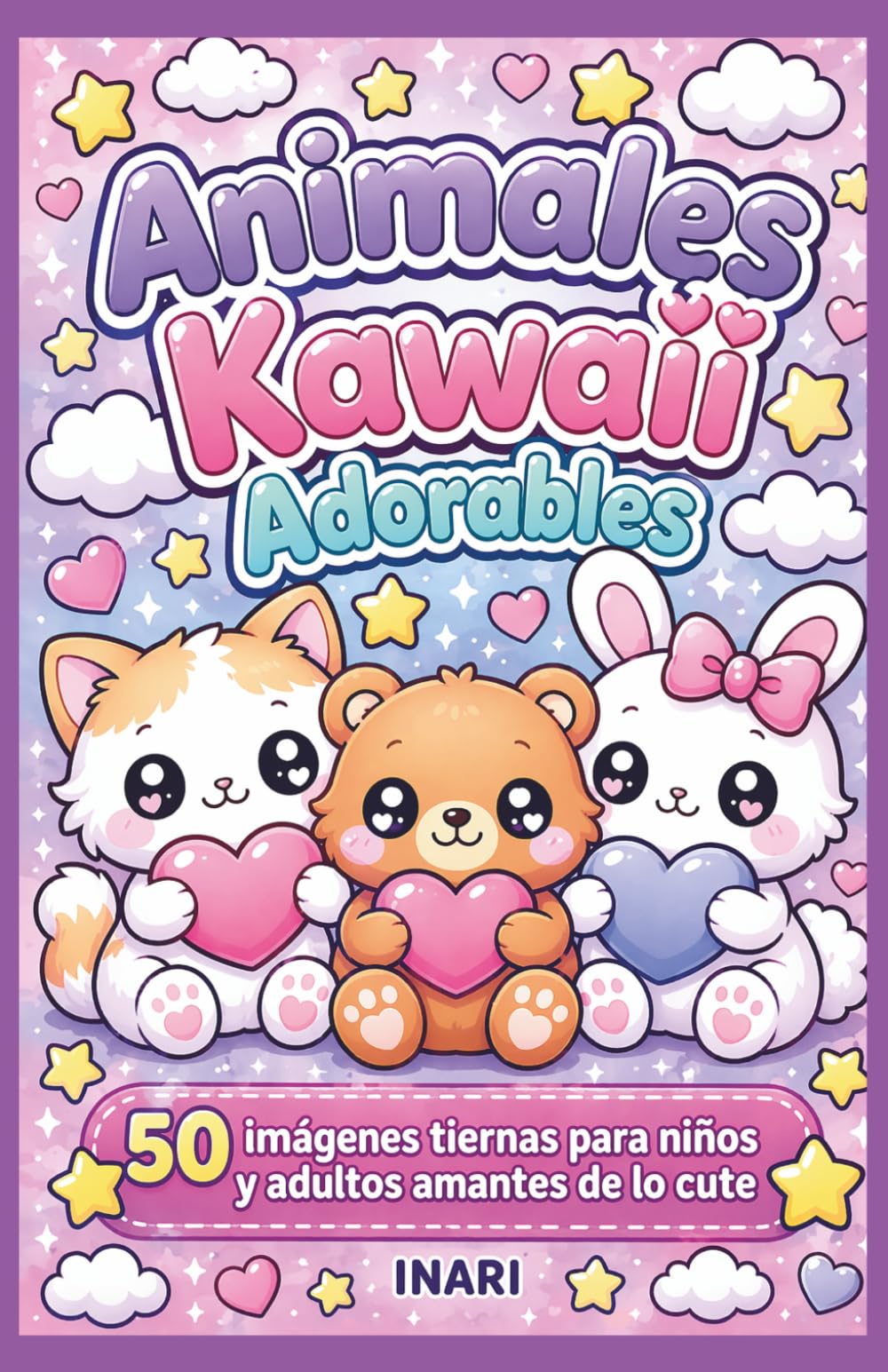 Animales Kawaii adorables: 50 imágenes tiernas para niños y adultos amantes de lo cute