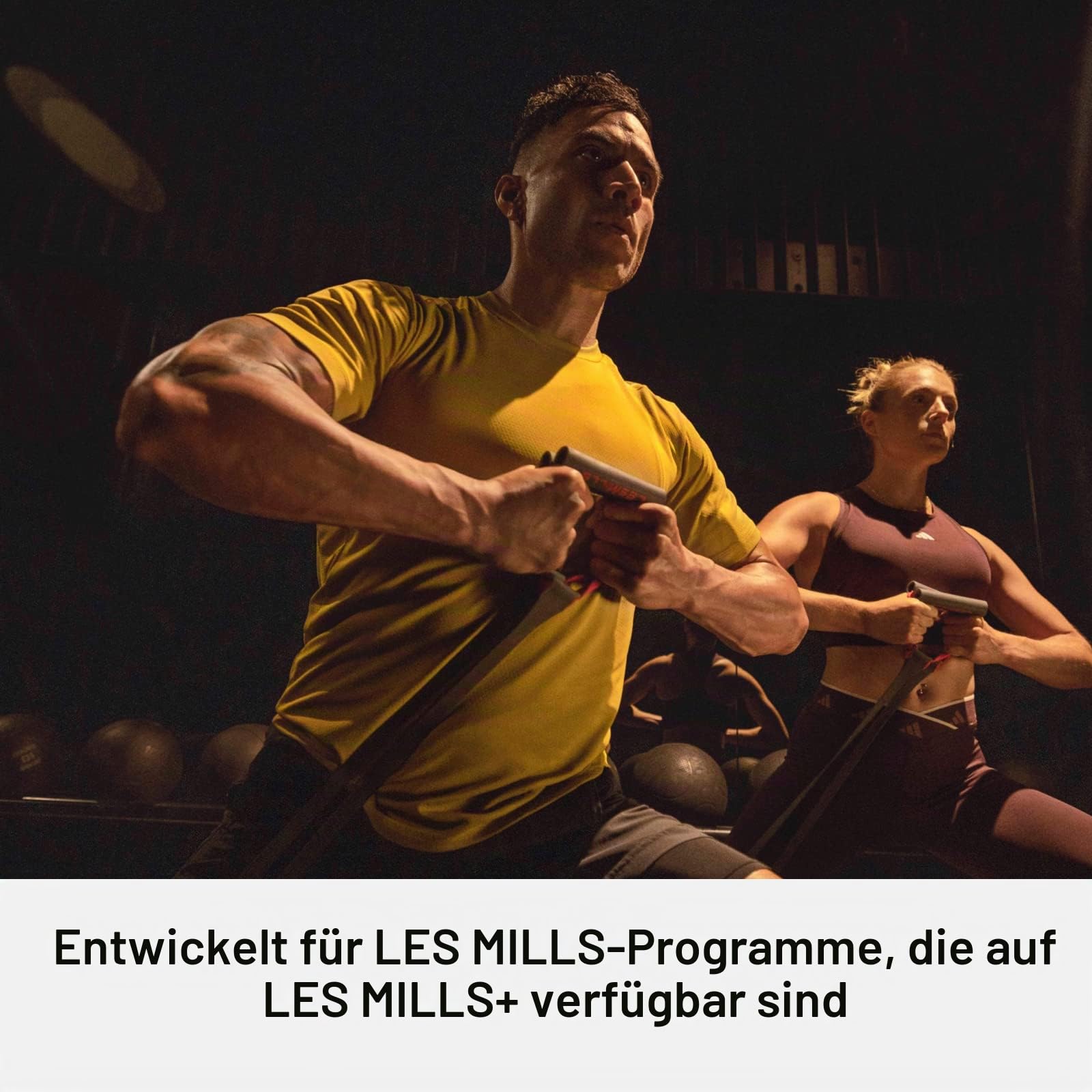 Les Mills™ Widerstandsband für jedes Training mit Klimmzugbändern, Booty-Bändern und Pilates-Flexbändern