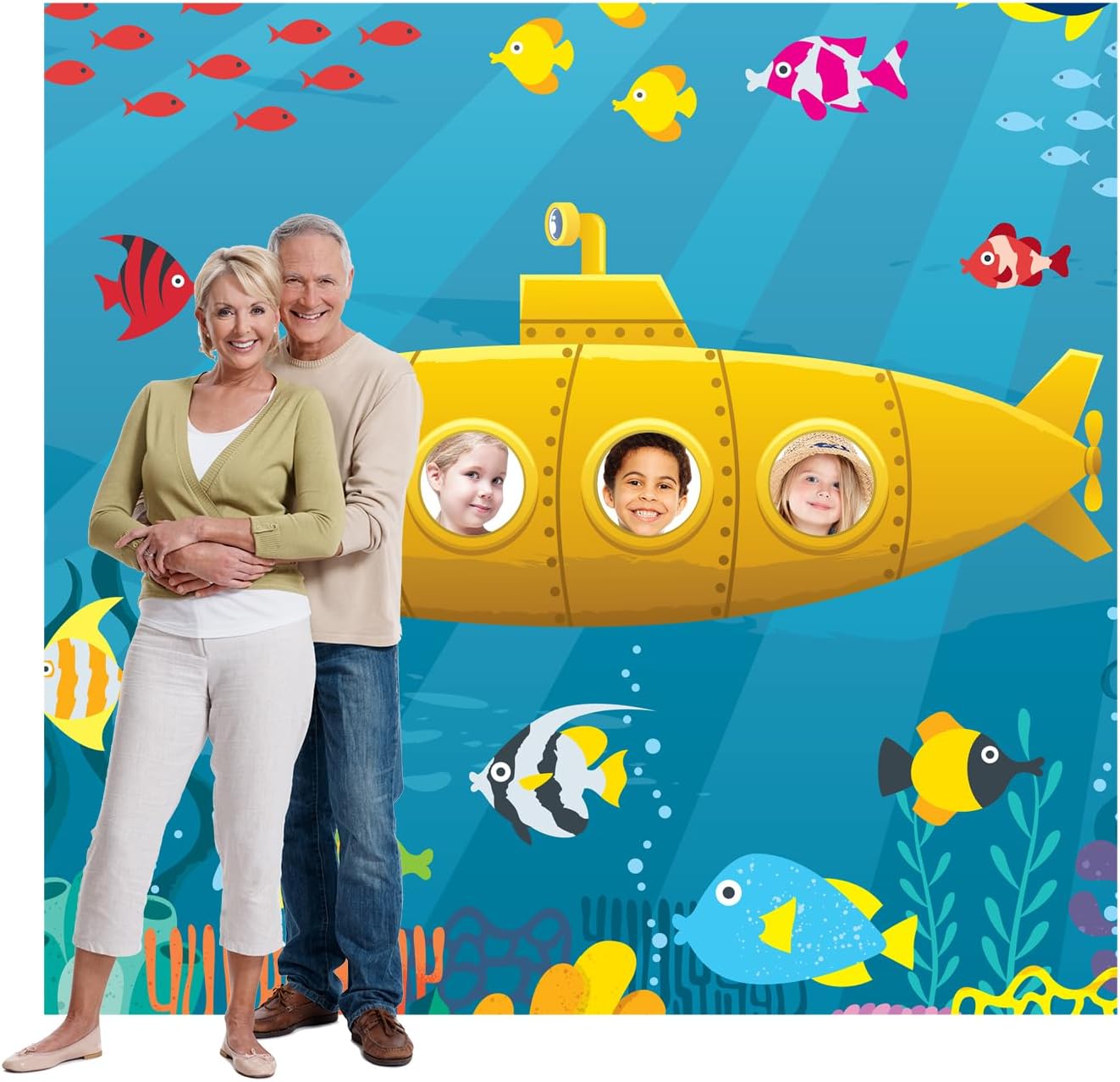 Cardboard People Bus Stop Shelter Backdrop Life Size Cardboard Cutout Standup