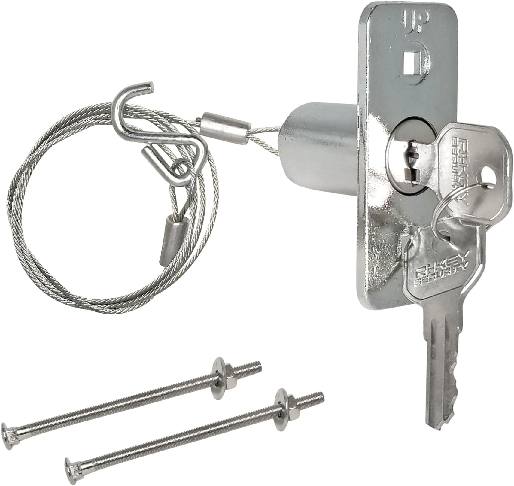 Secure Universal Garage Door Opener Emergency Disconnect Release Key Lock Cable