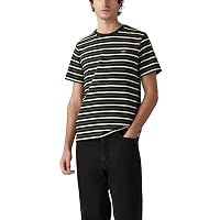 Levi's SS Original HM Tee Andor Stripe Jet Blac