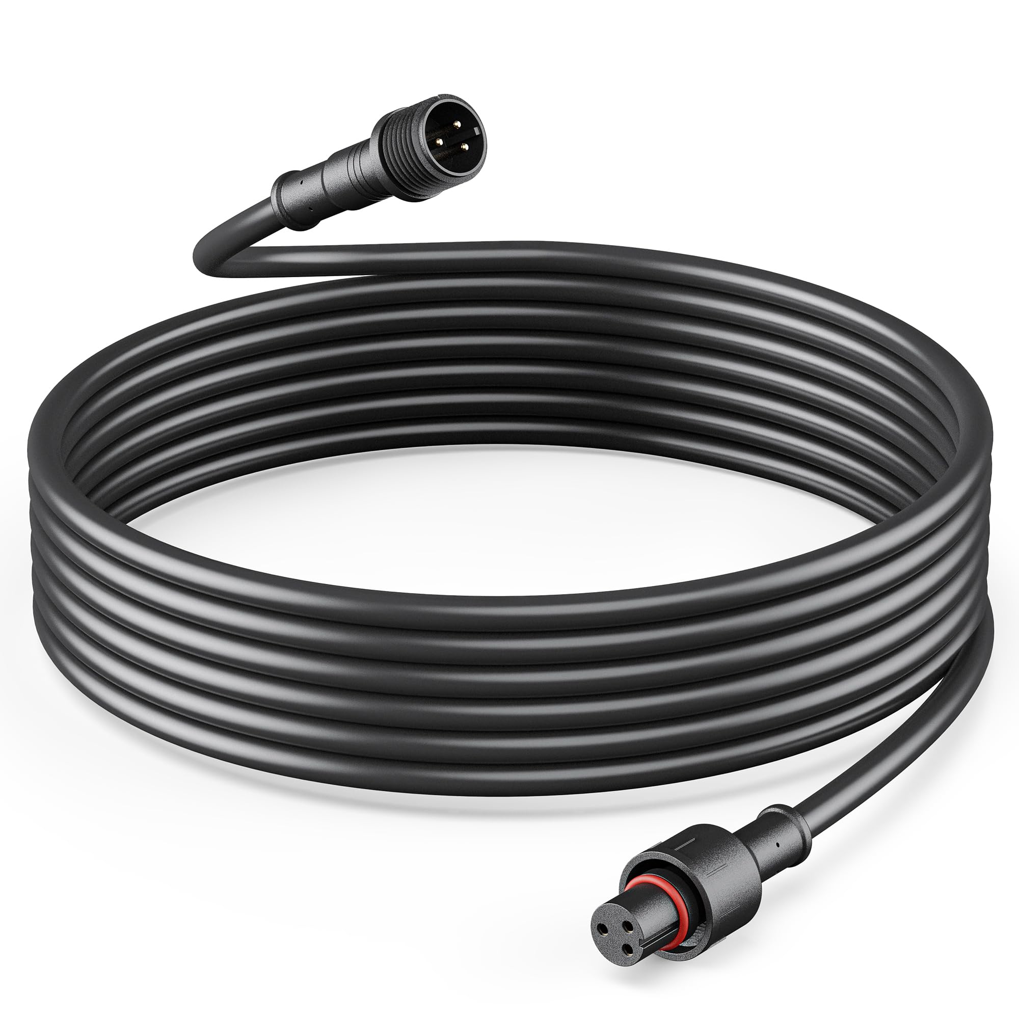 Photo 1 of HIQCVOU 10Ft Extension Cable for Govee Outdoor Strip Lights, Neon Rope Lights, Garden Light, 3-Pin Extension Cord Compatible with Govee ?H6176 H6173 H6175, H61A8 H61A9, H7086, H70A3 ?H70A2 H70A1