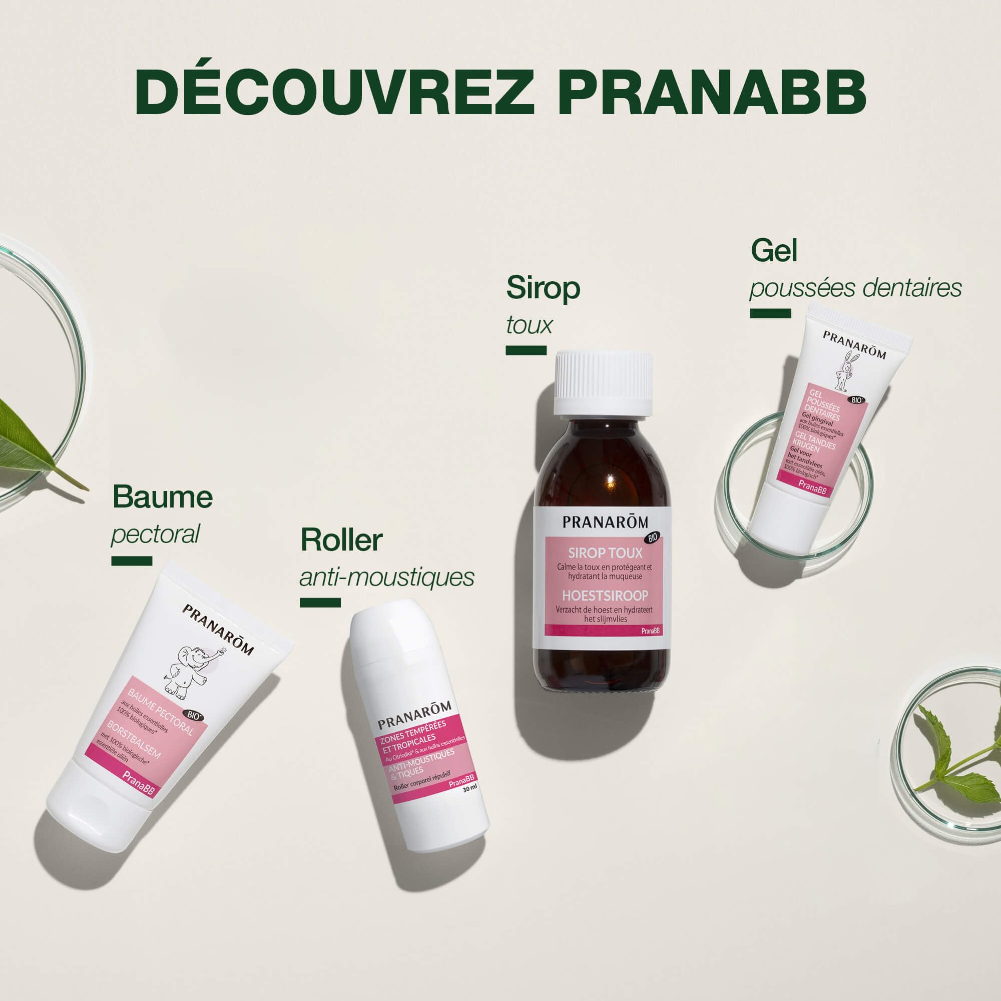 Pranarôm | Pranabb Gel Azul y Bosses | Calma al bebé en caso de golpes | aceites esenciales biológicos | 15 ml