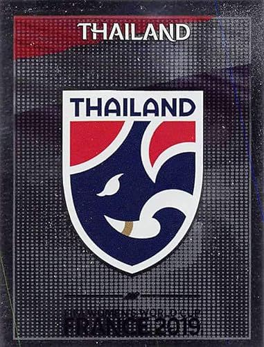 2019 Panini FIFA Women's World Cup France Album Stickers (Individual Sticker Only) Soccer #423 Thailand Team Logo Thailand Foil 2 Inch by 2 12 Inch