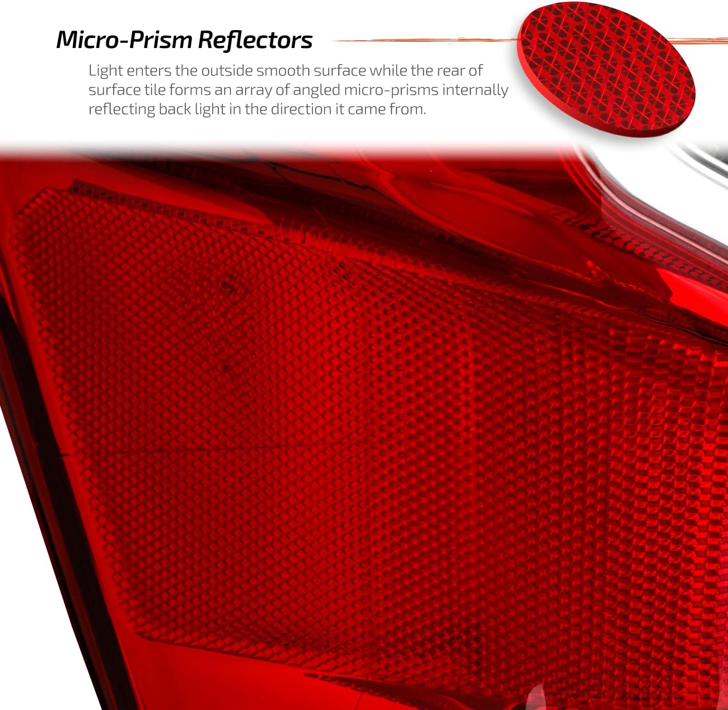 AKKON - Fits 2016-2023 Titan XD Pickup Chrome Red Tail Light Brake Lamp Driver Left Side Replacement