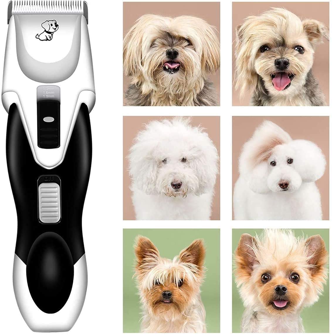 Clippers for Perros Electric Pet Cats CHORS Clippers Animales ANIMALIZACIÓN Corte de Pelo Cutter Shaver Deckmer Set Professional Recargable