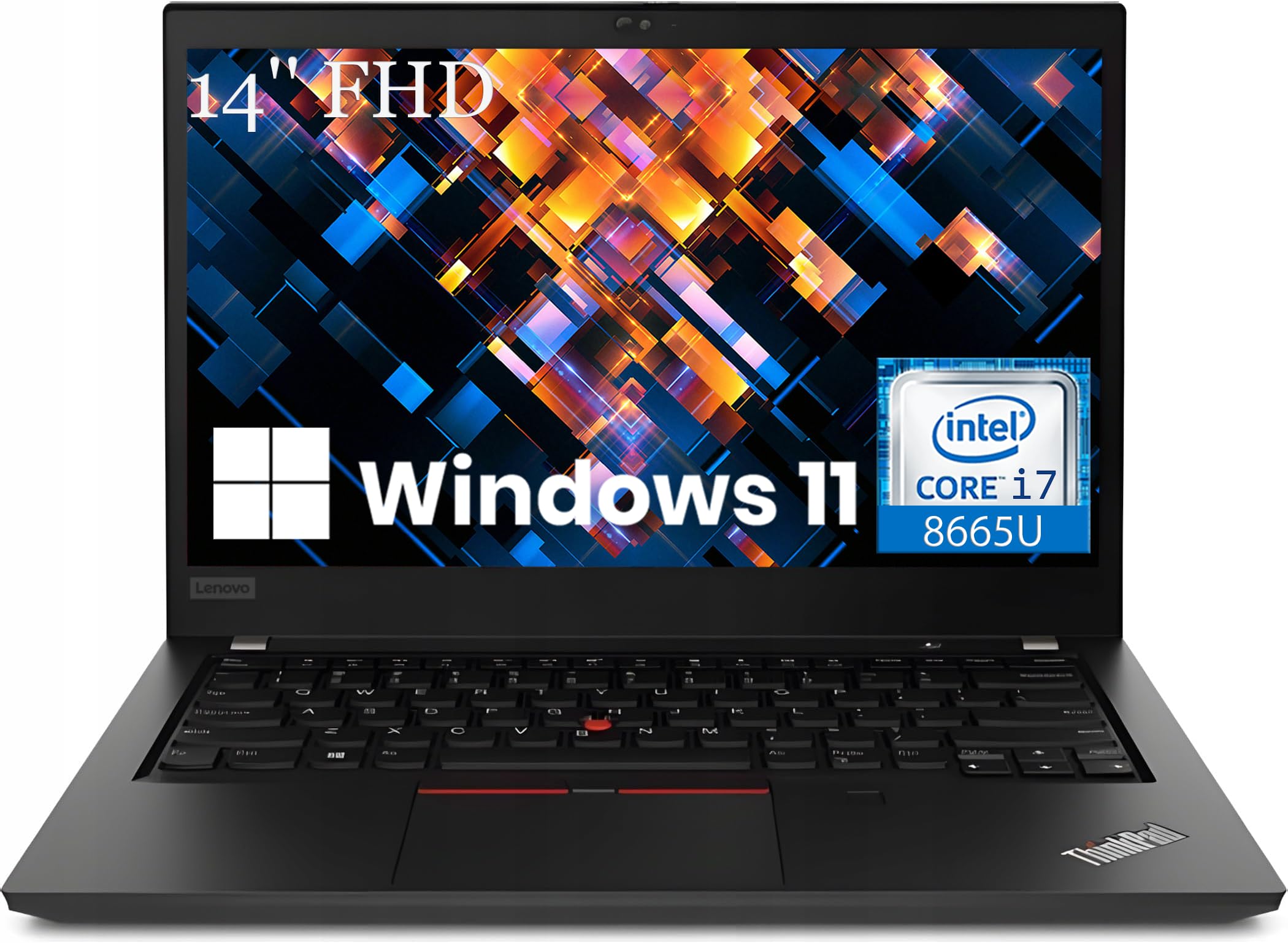 Lenovo ThinkPad T490s 14'' FHD Laptop Computer, Intel Quad-Core i7