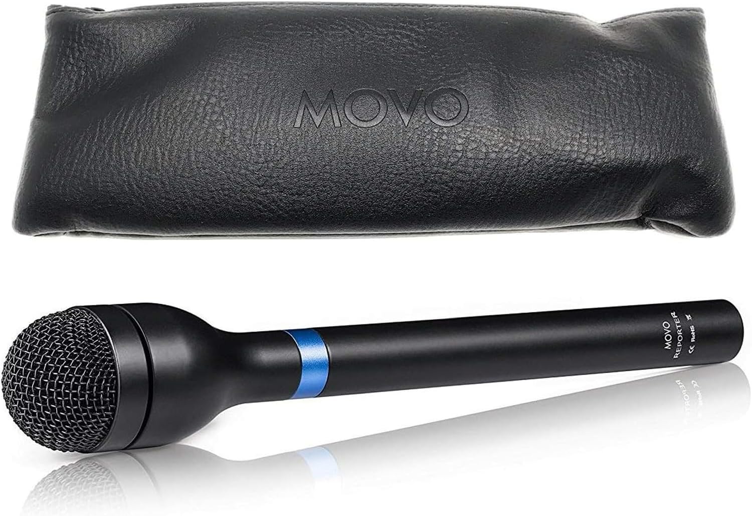 Movo HM-M2 Dynamic Omnidirectional Handheld Interview Microphone with 3-Pin XLR Connector
