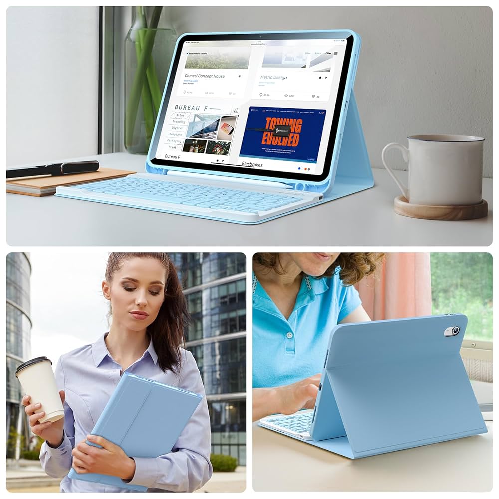 アイパッド ケース MQDU3FE/A iPad Sky スカイ ブルー Apple