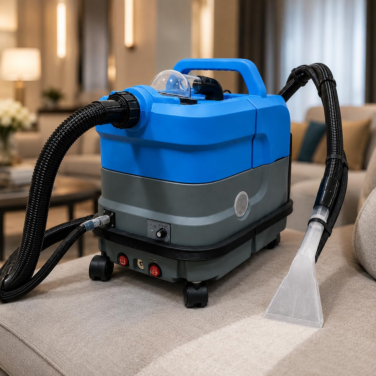 Lavatappeti Commerciale, 2500W 24KPa Pulizia Profonda