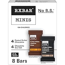 RXBAR Minis Protein Bars, Protein Snack, Snack Bars, Variety Pack, 7.3oz Box 8 Count