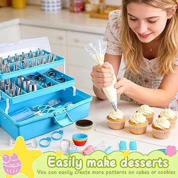 Suuker Cake Decorating Tools Supplies Kit, 236 Pieces