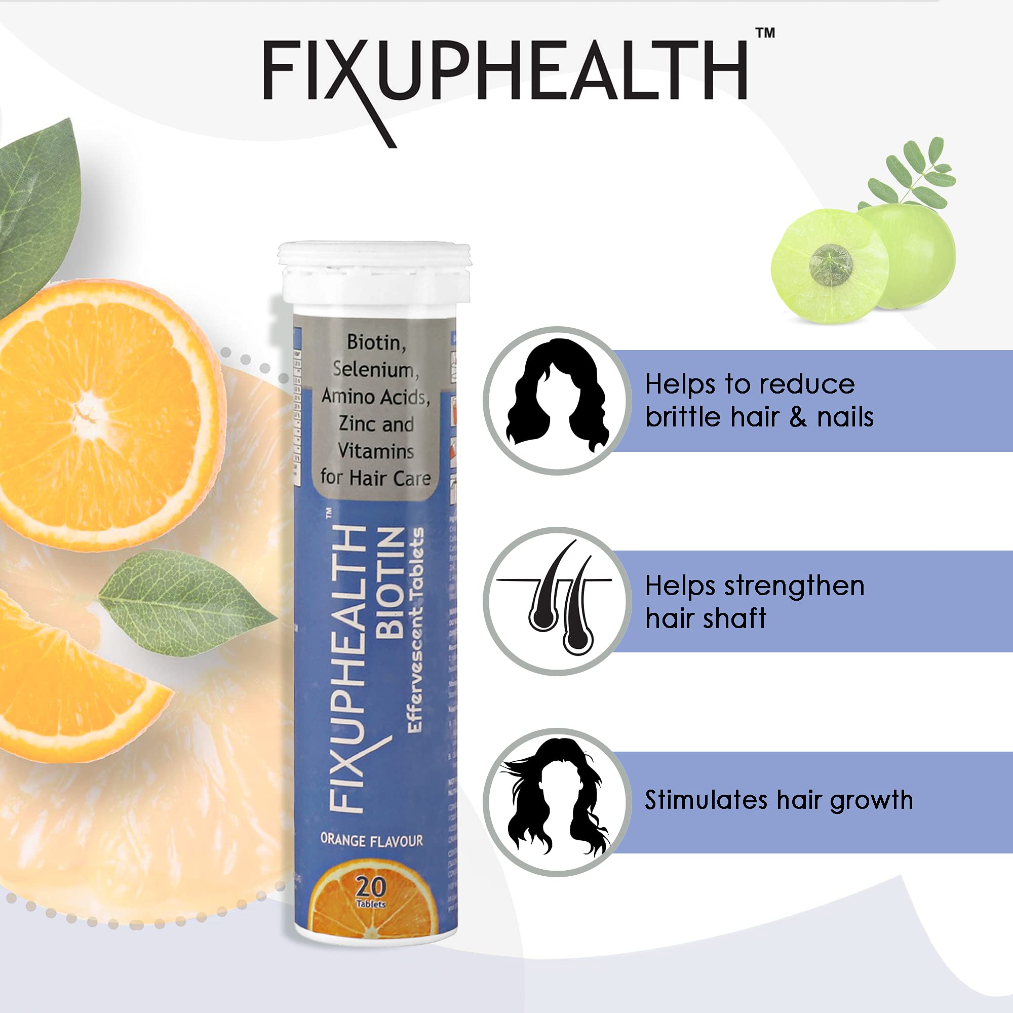 Buy FIXUPHEALTH Biotin Tablets, Selenium, Amino Acids, Zinc and