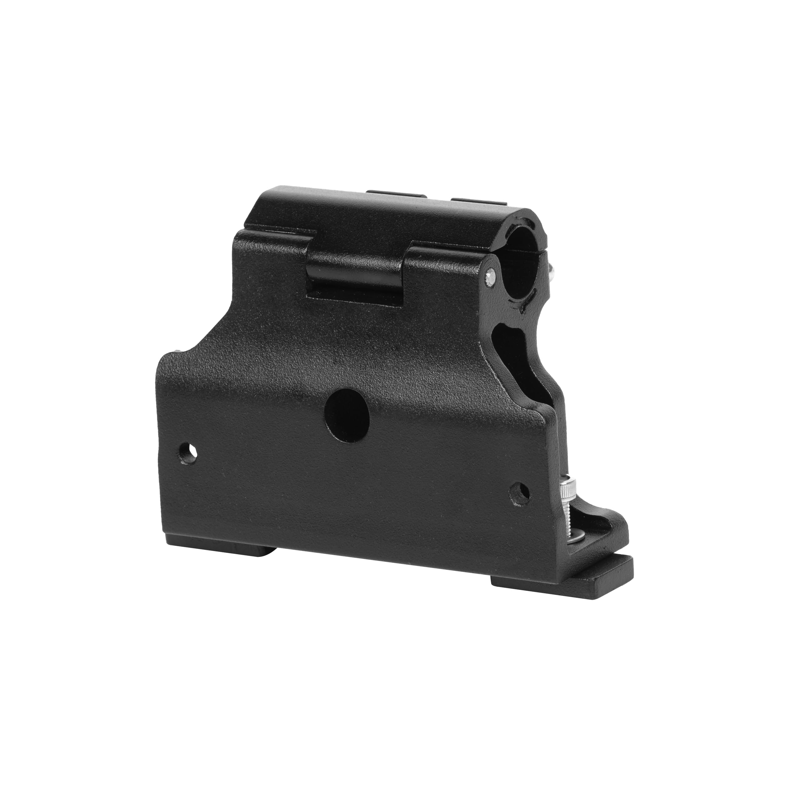Supporti a forcella con perno passante di bloccaggio, compatibili con assi passanti da 12 mm, 15 mm e 20 mm fino a 110 mm di larghezza, per camion e furgoni