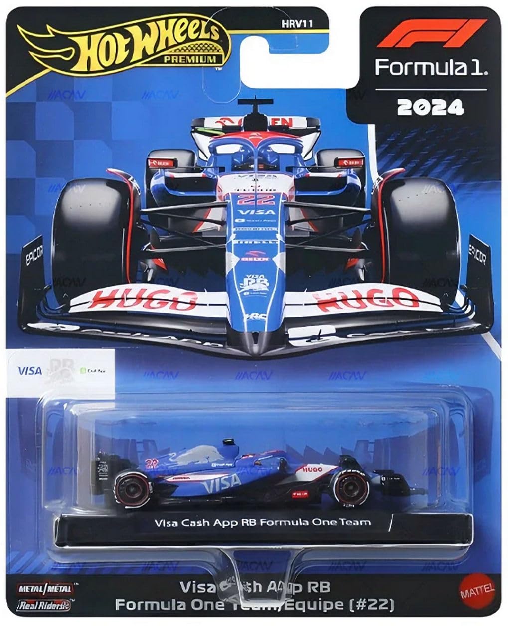 Hot Wheels Formula 1 2024 Die-Cast Racing Cars Set of 6, McLaren
