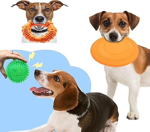 Miniatura 4 de Juguetes masticables para perros para dentición de cachorros paquete de 14 juguetes para cachorros para perros pequeños juguetes chirriantes para