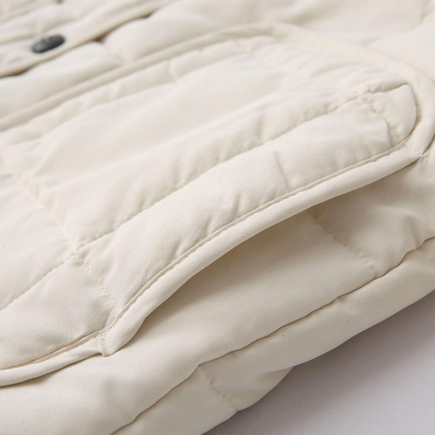 Women's Winter Coats Single-Breasted Casual Cotton Jacket Lightweight Padded Down Winter Coat Outerwear with Pockets