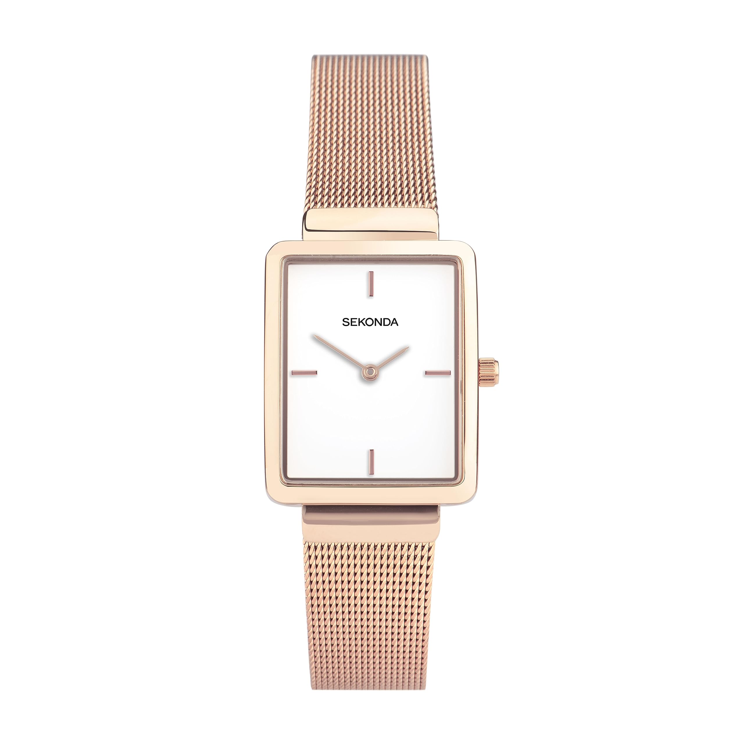 Harley Ladies Classic Watch (40479) - Round Brown Leather Strap White Di