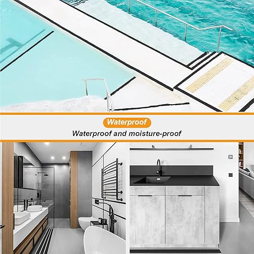 Miniatura 7 de Cinta de tracción antideslizante 8 x 30 pies más larga y ancha grano 80 mejor agarre y fricción seguro escalón de banda de rodadura fuerte adhesivo