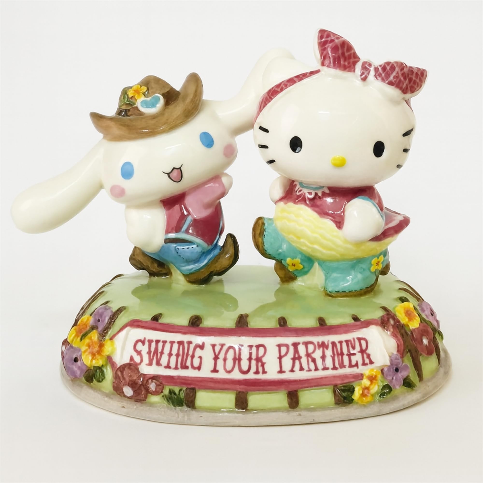 Amazon.com: Blue Sky Clayworks Hello Kitty & Cinnamoroll “Swing