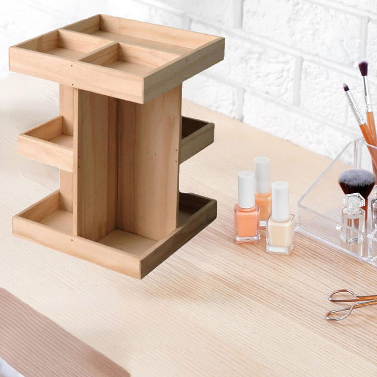 Supporto Girevole Per Cosmetici | design elegante, rotazione fluida, per vanità e bagno