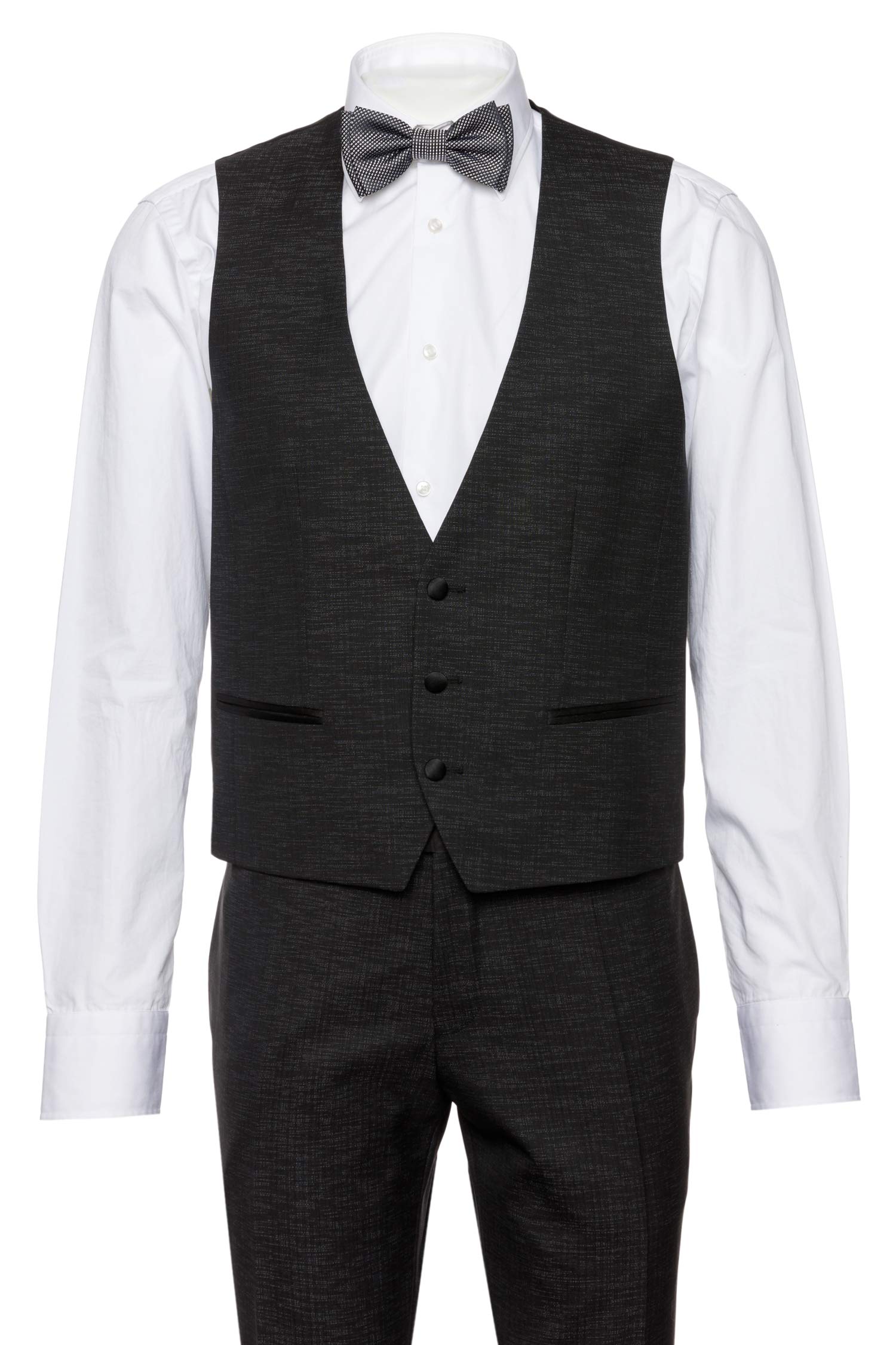 BOSS Rendal1/Wilden1 WE - Juego de esmoquin para hombre (3 piezas, talla única), color negro 50, negro (001), 50