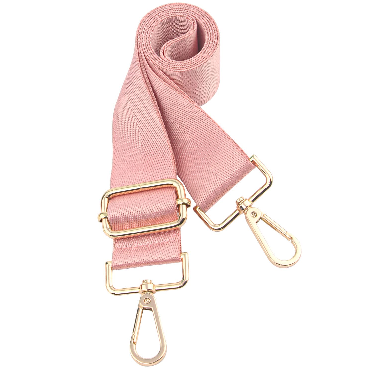 chushui Solid Color Woven Nylon Purse Strap for Handbags Crossbody Bags