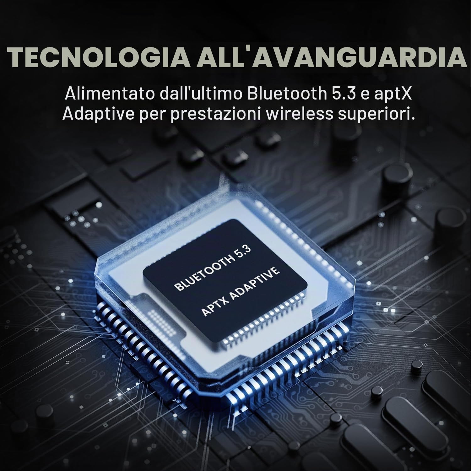 Avantalk Infinity NC – Auracast & LE Audio Auricolari Bluetooth Con Cancellazione Attiva Del Rumore, aptX Adaptive, Audio A Bassa Latenza, App EQ, Chiamate Vocali Nitide, Per TV, Smartphone E PC