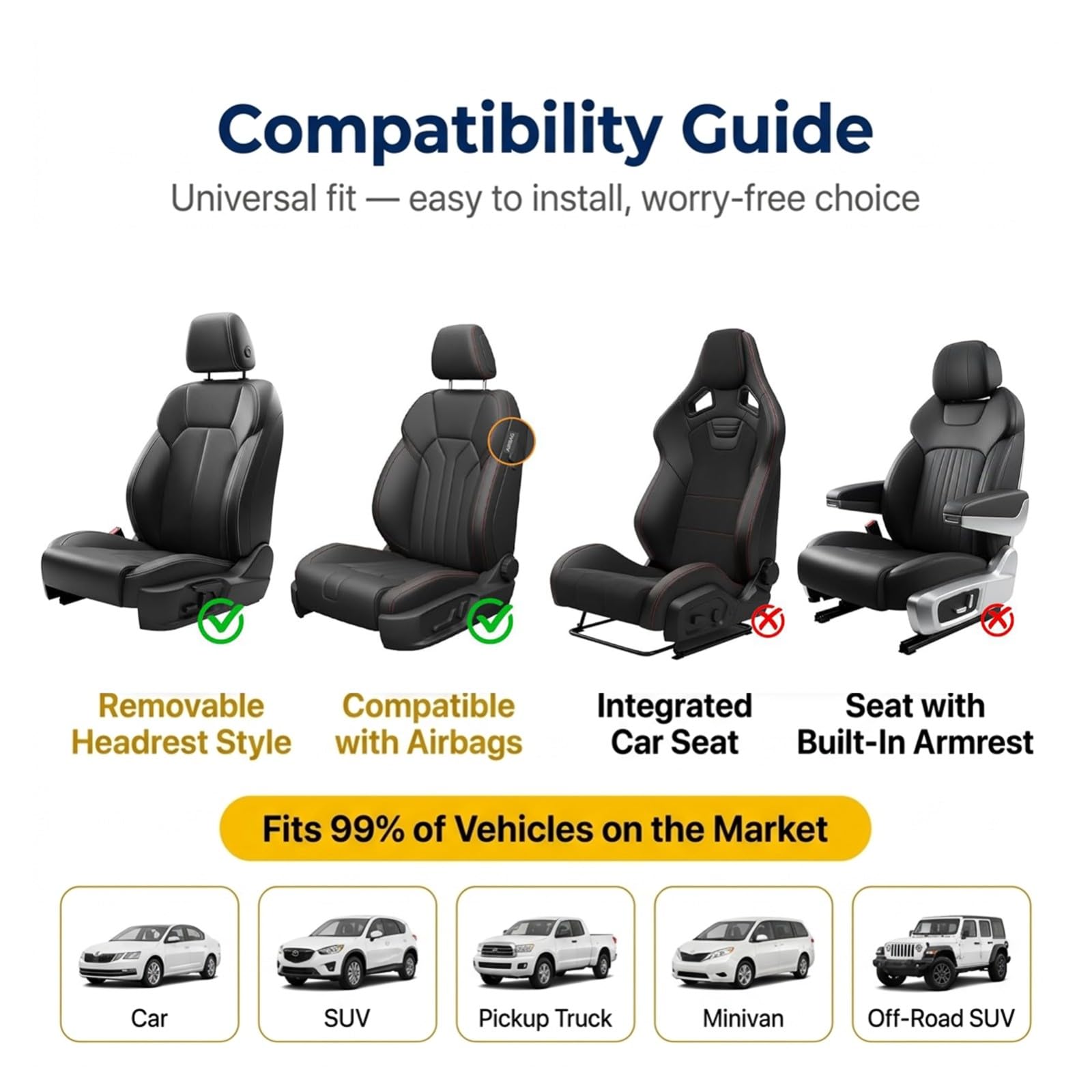 Fundas Asientos Coche Universal para Renault Austral 2024-2026,5 Asientos-Delanteros y Traseros Compatibles con Airbags Laterales, Material Piel Impermeable-Gris