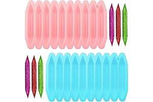 2Pcs abc Silicone Molds for Crayons, Reusable Crayon Molds Silicone, Oven Safe...