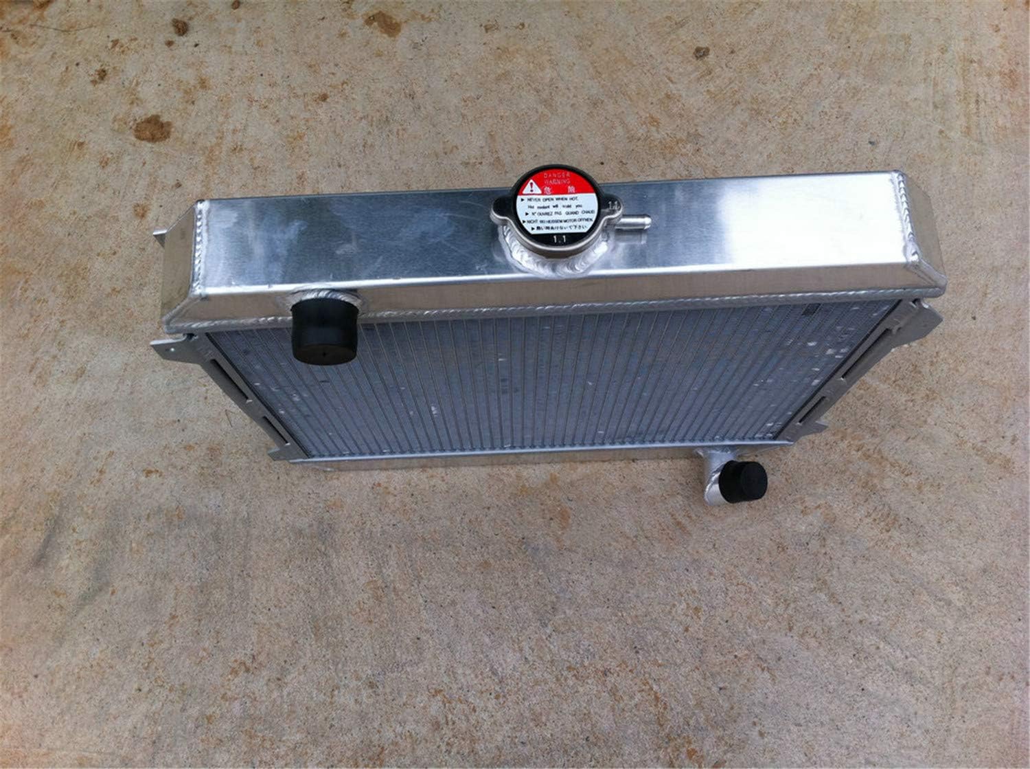 aluminum radiator for DATSUN 610 200B 620 L20B 2.0 L4 Engine 76 77 78 79 ANGLE OUTLET MT 1976 1977 1978 1979 MANUAL Aftermarket Compatible Replacement