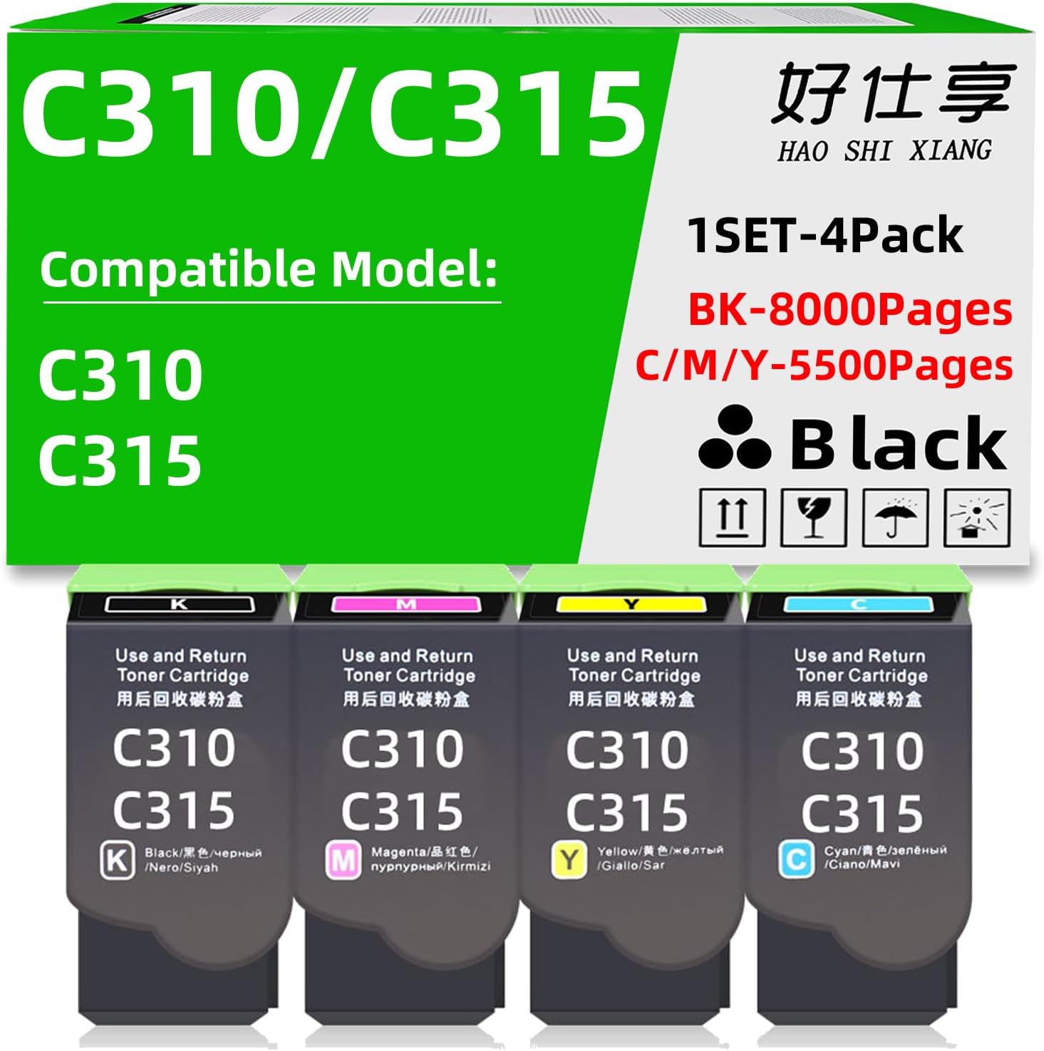 C320 C325 Waste Toner Box Replacement for Xerox C320 C325 C310 C315 C410 C415 CS531 CS632 CX532 CX635 (Waste Toner Botlle) image 5