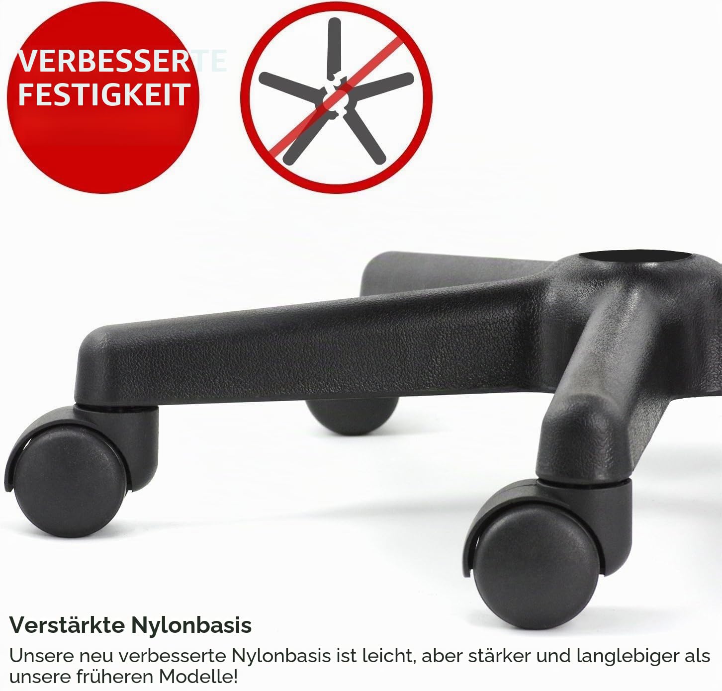Display4top Schwarz Einstellbare Rollkissen Tattoo Massage Hydraulische Salon Hocker mit Zurück, 5 Wheels
