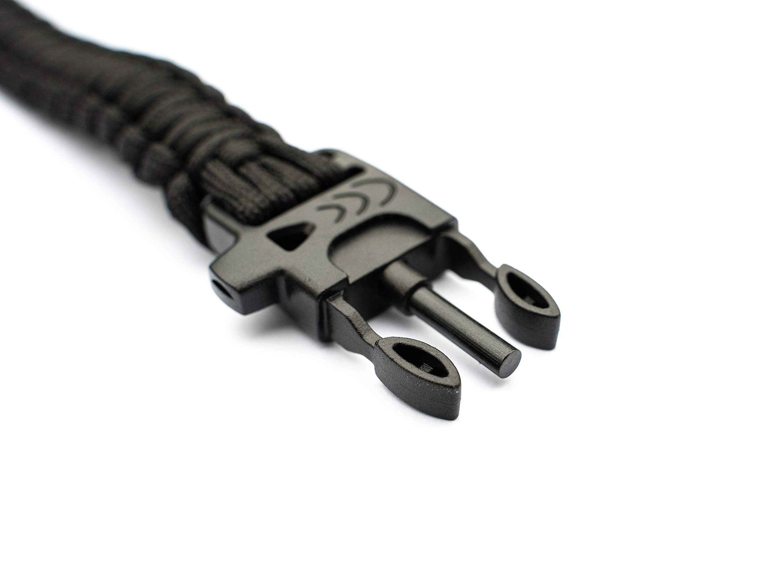 Paracord Bracciale Kit – 5 Matasse Di 25 Metri Di 550 Paracord 125 Feet Totale Con 10 Fibbie A Sgancio Laterale – Perfetto Per Casa, Auto, Uso Di Emergenza, Artistici E Bracciali - Foto 7