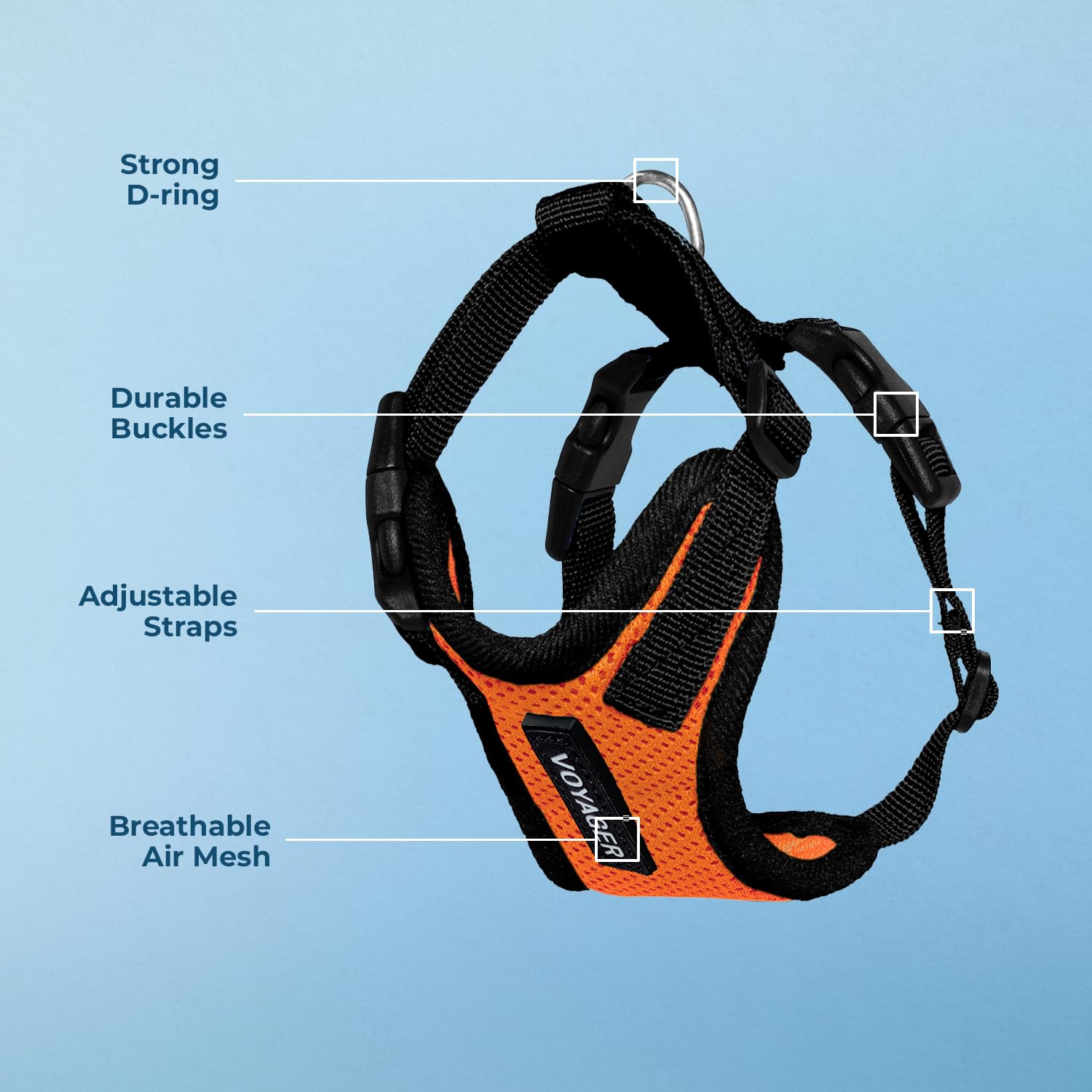 Best Pet Supplies Voyager Step-in Lock Pet Harness, All Weather Mesh - Image 4