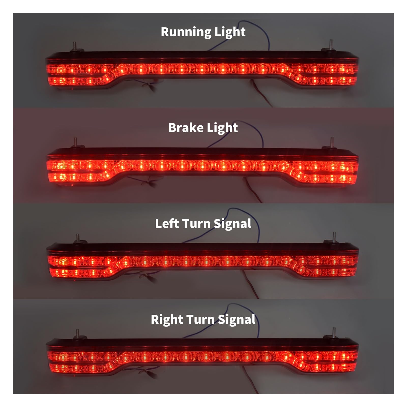 Fanale Posteriore Kit faro posteriore per moto King Tour Pack con LED per freno/freccia/coda per Touring per Ultra per Electra per Road Glide 2014-2022