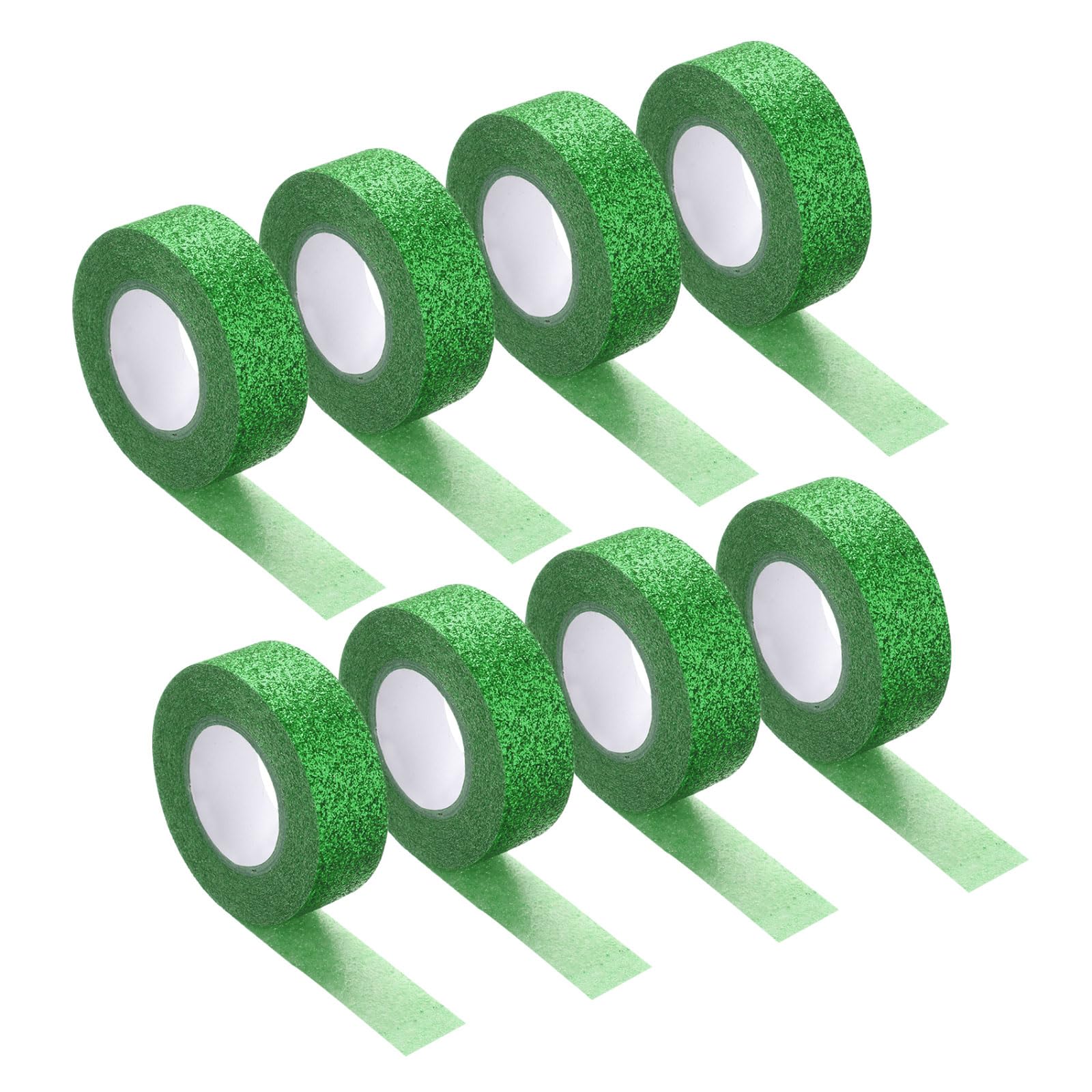 Ruban Washi pailleté vert : l'adhésif décoratif repositionnable sans abîmer le papier - 7