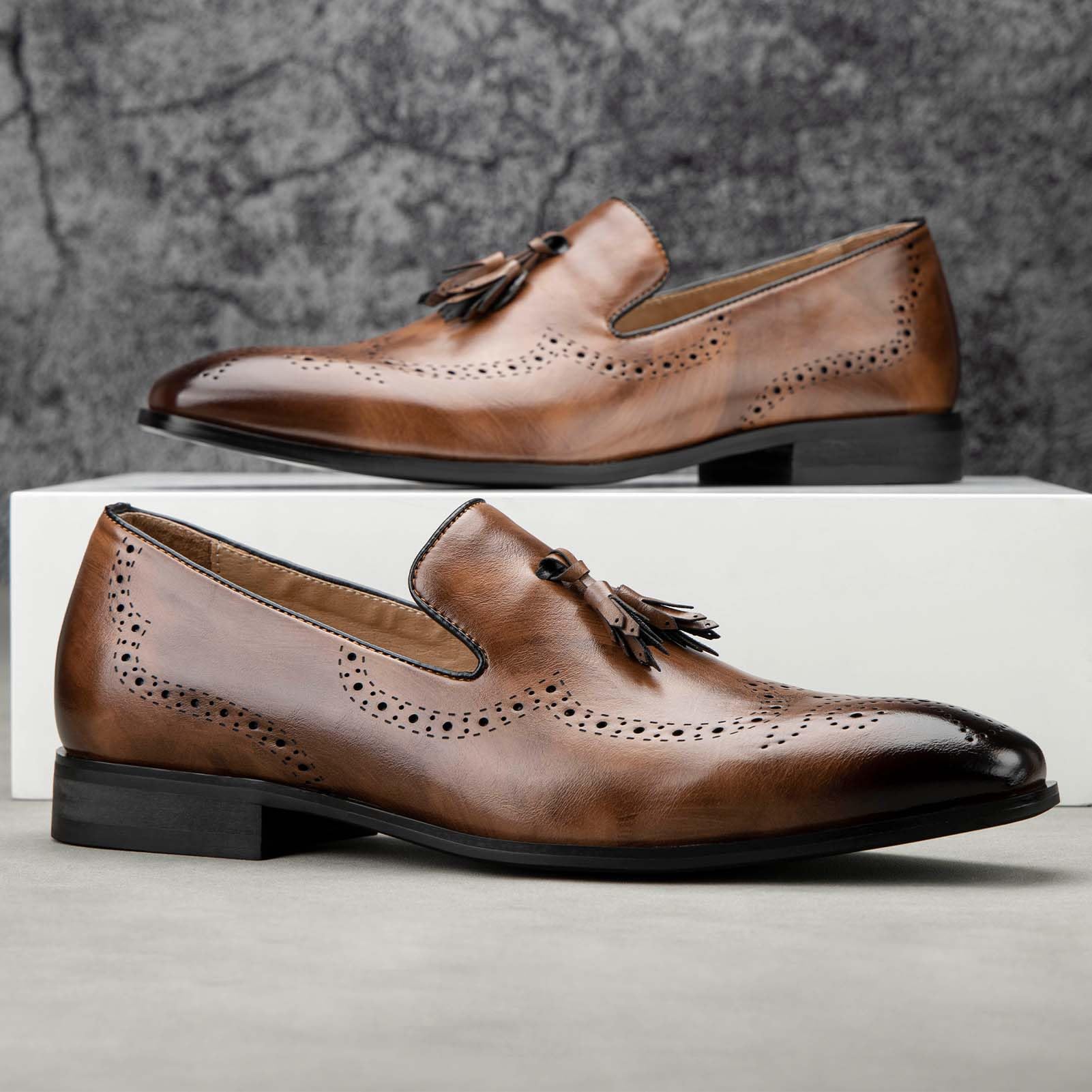 MEIJIANA Mocassini Uomo Scarpe Uomo Estive Mocassini Uomo Eleganti Comfort Slip On Scarpe