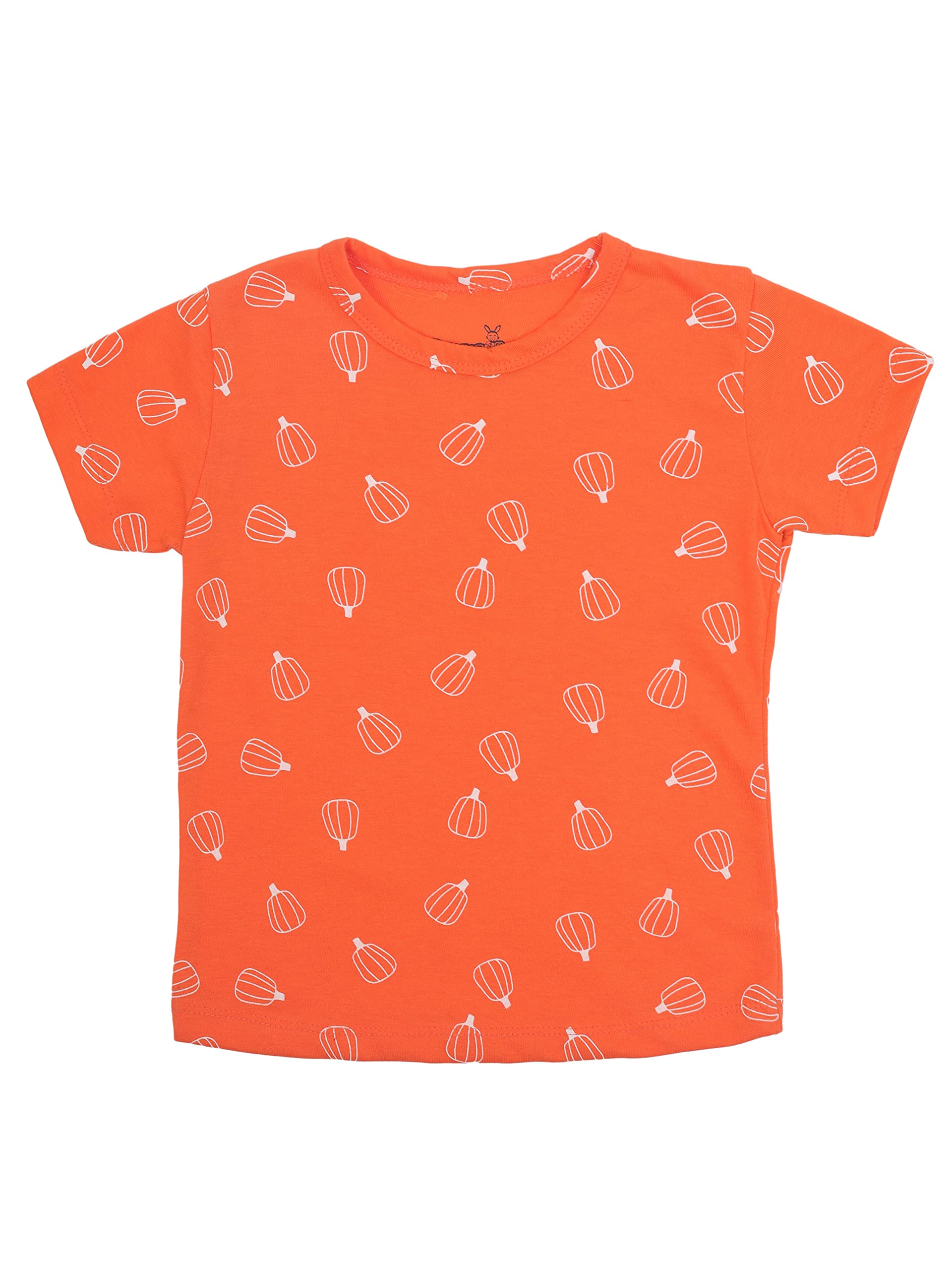 NammaBaby Camiseta de algodón puro para bebé niña, ajuste regular, paquete de 3