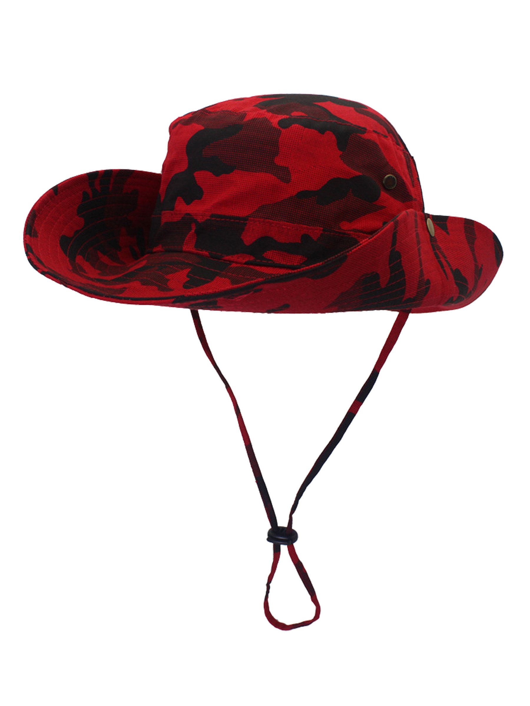 WANYING Camuflaje Sombrero para Hombre Mujer Sombrero de Pescador Protectora del Sol para al Aire Libre
