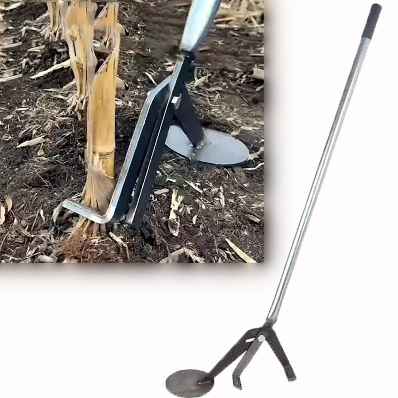 Arrache-piquets de clôture, Outil d'extraction de levier d'extracteur poteau en acier for l'enlèvement racine jeune arbre souche
